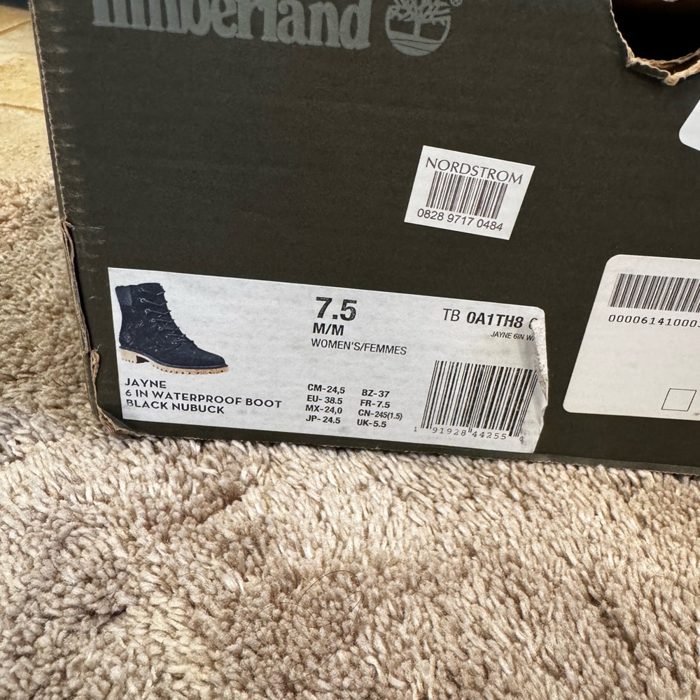 Timberland Women's Black Lace Up Boots - Picture 4 of 5